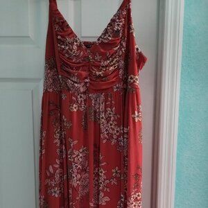 Torrid floral maxi dress